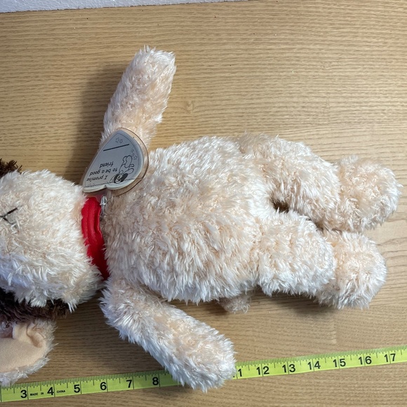 Gund Avon Exclusive Make a Promise Puppy Plush Shaggy Dog Tan 17" Stuffed Animal - Picture 11 of 12